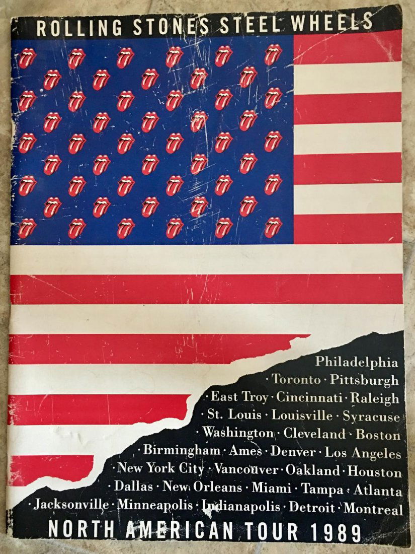 ROLLING STONES  Steel WHEELS tour 1989 big Book (1 of 13)
