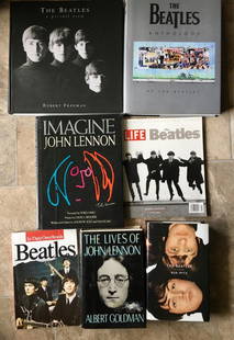 Lot 7 Large Table Books Beatles Rock & Roll Memorabilia: Lot of 7 Large Table Books The Beatles Rock & Roll Memorabilia. 1) The Beatles A Private View by Robert Freeman. Hardcover 175 pages printed in Korea. 13" x 12" original price $60. 2) The Beatles Anth