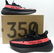 NEW Adidas yeezy boost 350 V2 Red Black BY9612