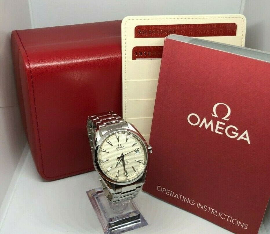 Omega Seamaster Aqua Terra 150m Master Co-Axial Watch: Omega Seamaster Aqua Terra 150m Master Co-Axial 41.5mm Stainless Steel Men's Watch. EXCELLENT CONDITION. COMES WITH BOX & PAPERS. OMEGA 8500 AUTOMATIC MOVEMENT. CASE THICKNESS: 13.5MM. CASE SIZE: 41.5
