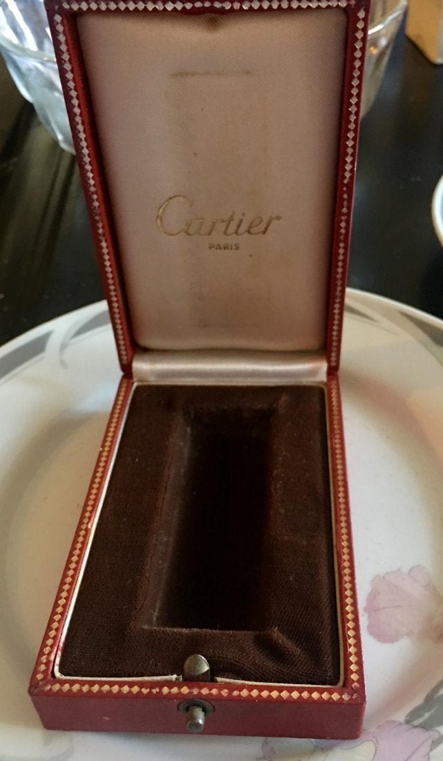 Vintage Cartier Box Case w Button for a Lighter: Vintage Cartier Box Case w Button for a Lighter. In House shipping cost to continental US $10