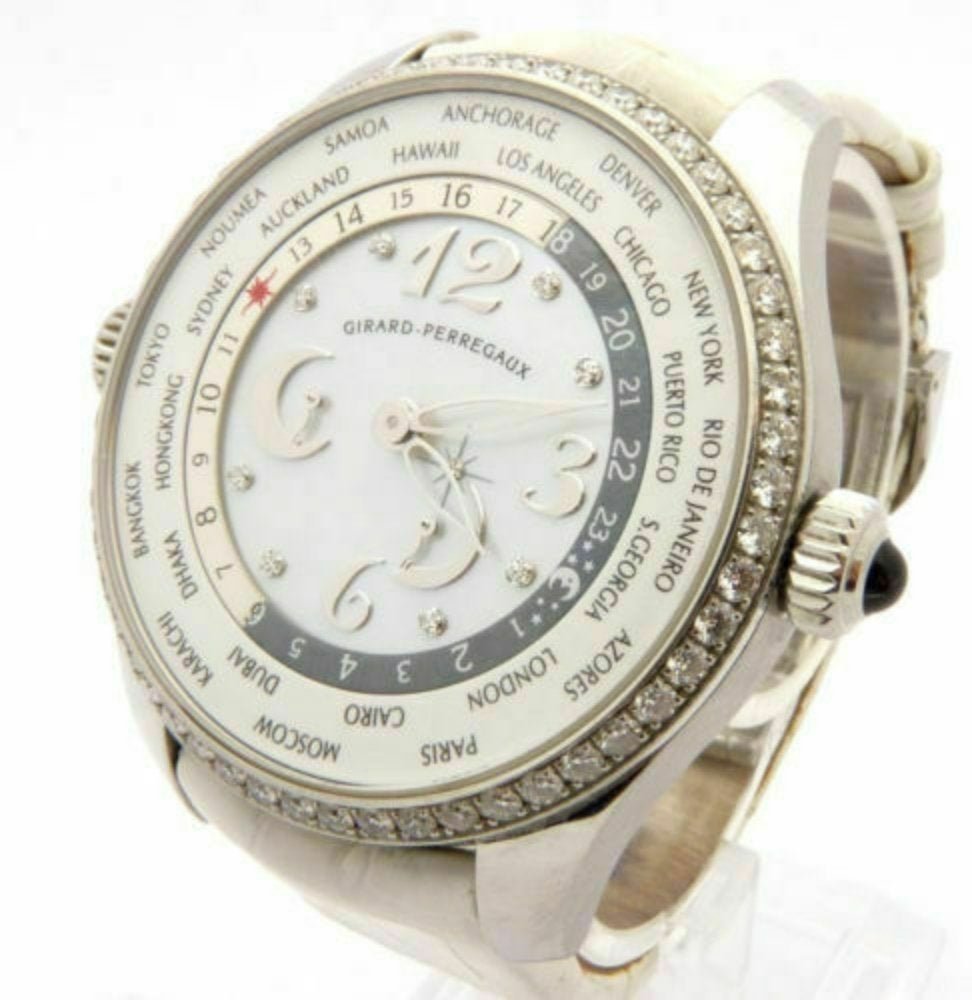 Buy Girard Perregaux World Time Diamond Ladies Watch Miami Art Dealers in FL