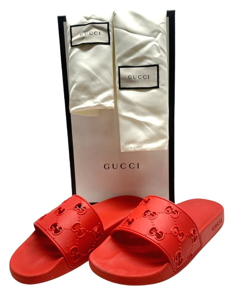 gucci pursuit pearl slides