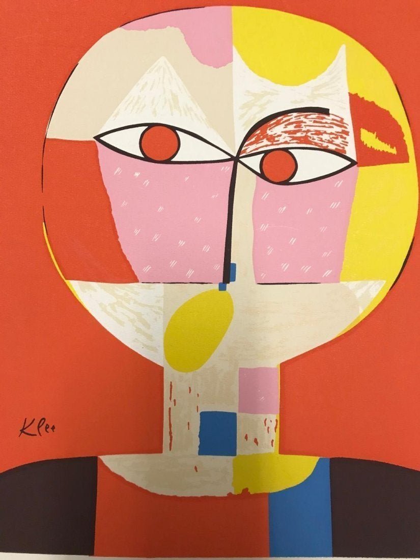 Paul Klee (German-Swiss 1879-1940) Senecio Lithograph: Paul Klee (German-Swiss 1879-1940) Senecio Lithograph plate signed. Measures 16" x 13". In house shipping is available, buyer pays shipping cost.