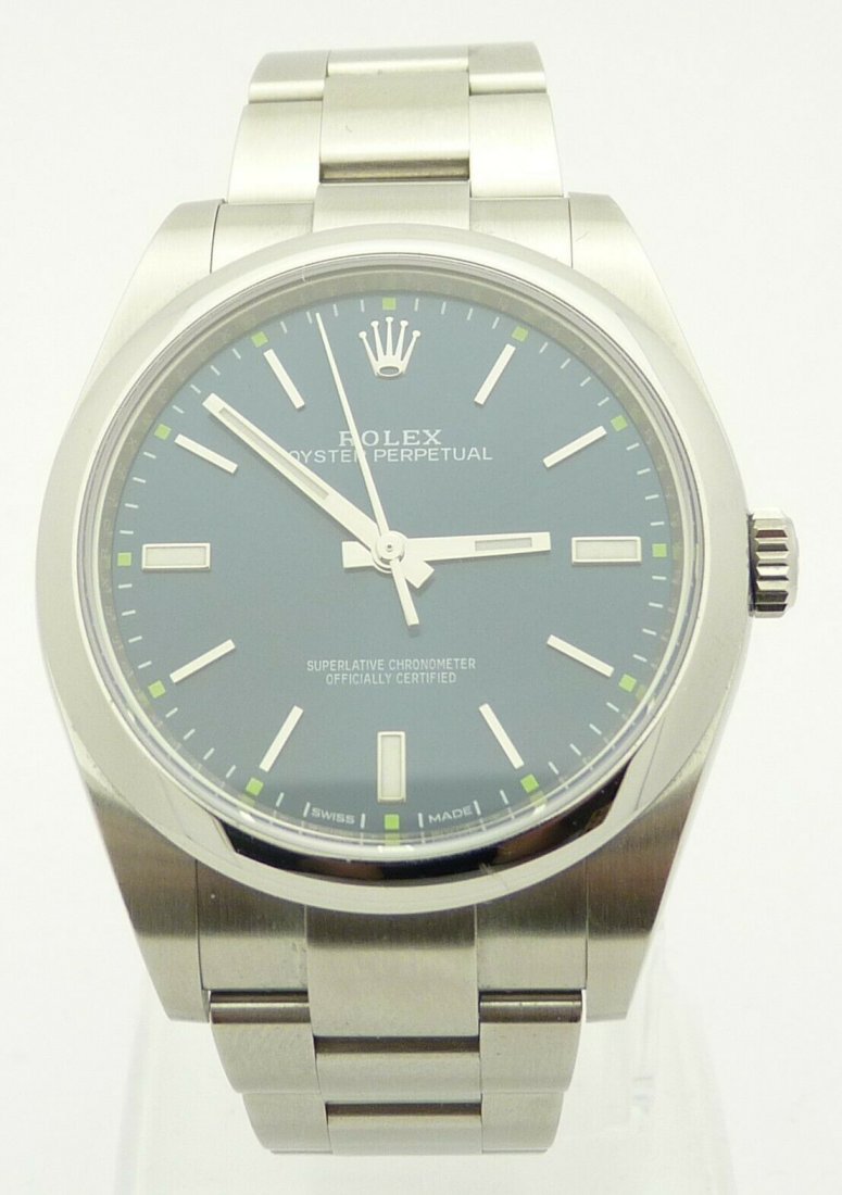 Rolex Oyster Perpetual 114300 Blue Dial Mens Watch (1 of 8)