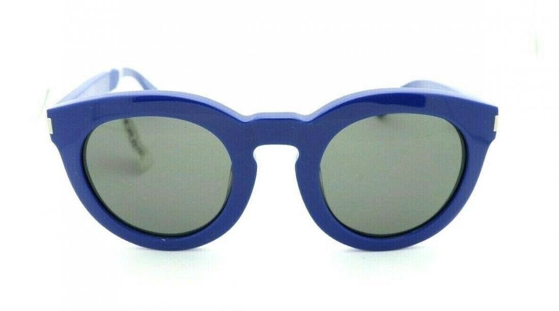 NEW Saint Laurent Paris Surf 002 Sunglasses: Saint Laurent Paris SL102 Surf 002 Sunglasses Shiny Blue Gray Lens 47-25. Made in Italy. Display model, mint condition. Original price $350. In house shipping is available, buyer pays shipping cost. H
