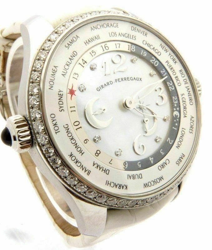 Girard Perregaux World Time Diamond Ladies Watch (1 of 10)