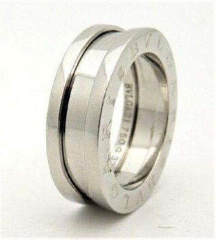 Bvlgari B Zero Band Ring 18K White Gold Size 5.5 (1 of 6)
