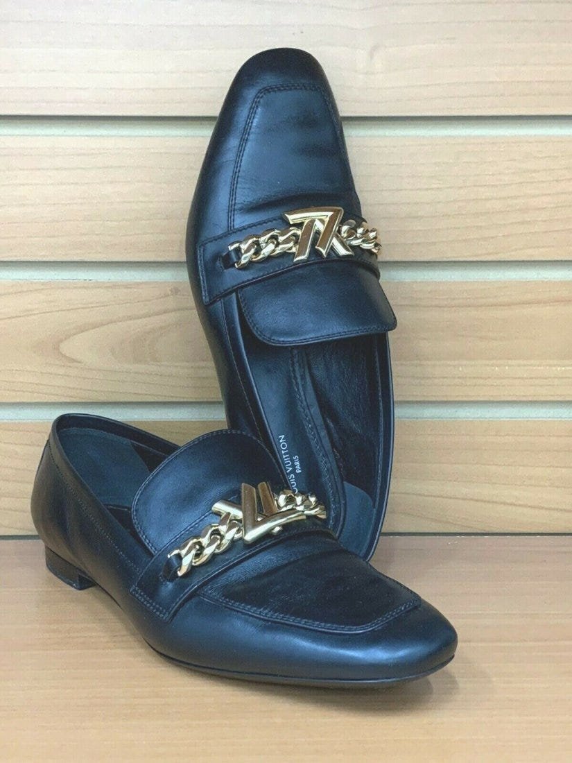 LOUIS VUITTON Calfskin Upper Case Flat Women (1 of 12)