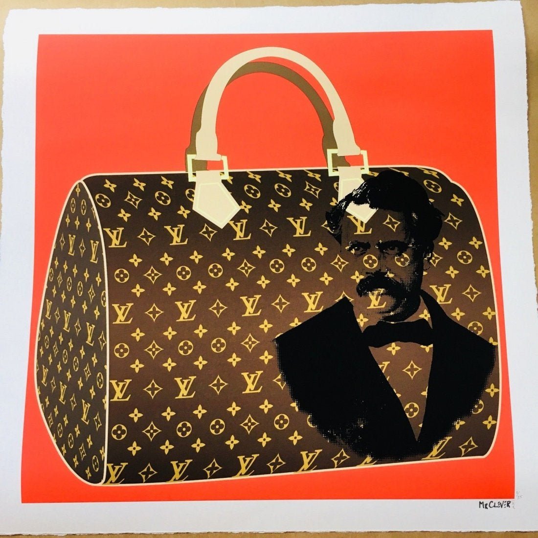 Mr Clever Art Louis Vuitton LV Founder Handbag Print (1 of 6)