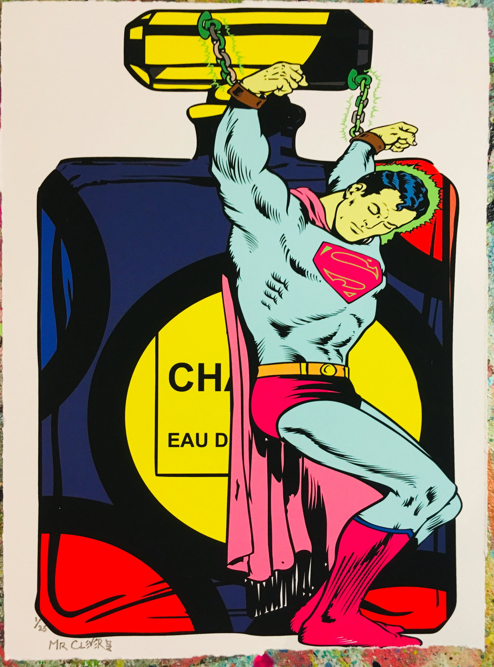 Mr Clever Art LUXURY PRISONER superman mondrian chanel (1 of 4)