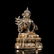 A Chinese Tibetan Bronze Gilding Buddha Statue - 2