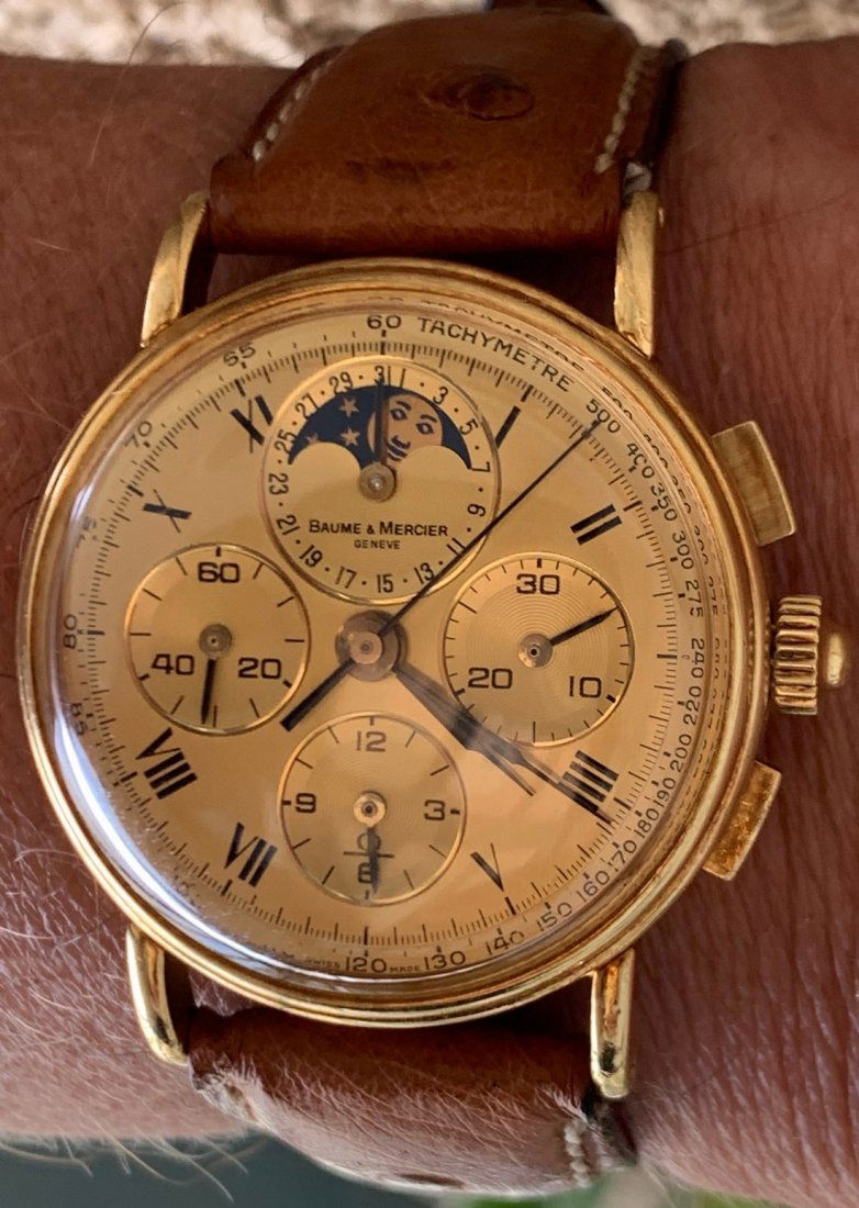 baume mercier chronograph vintage