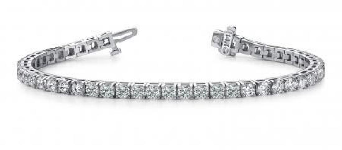 CERTIFIED 14K WHITE GOLD 7 CTW G-H SI2/I1 DIAMOND DREAM: CERTIFIED 14K WHITE GOLD 7 CTW G-H SI2/I1 DIAMOND DREAMS TENNIS BRACELET MADE IN USA **|**|** CERTIFIED 14K WHITE GOLD 7 CTW G-H SI2/I1 DIAMOND DREAMS TENNIS BRACELET MADE IN USA #PAPPS21479