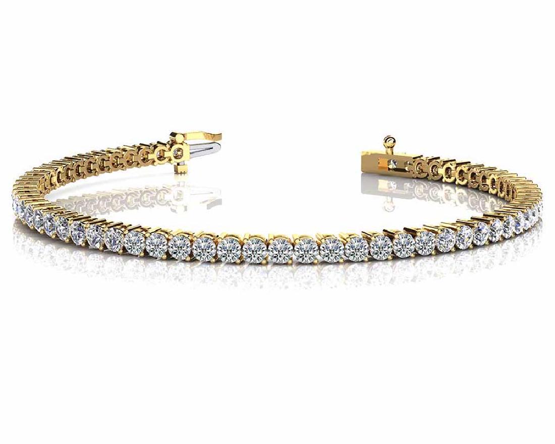 CERTIFIED 14K YELLOW GOLD 3.00 CTW G-H G-H SI2/I1 2 PRO: CERTIFIED 14K YELLOW GOLD 3.00 CTW G-H G-H SI2/I1 2 PRONG SET ROUND DIAMOND TENNIS BRACELET MADE IN USA **|**|** CERTIFIED 14K YELLOW GOLD 3.00 CTW G-H G-H SI2/I1 2 PRONG SET ROUND DIAMOND TENNIS BRAC