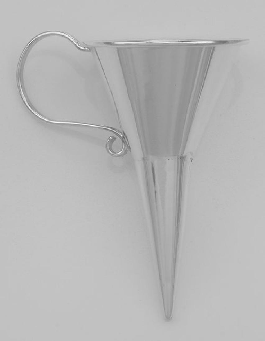 Perfume Funnel - Large - Sterling Silver: Perfume Funnel - Large - Sterling Silver **|**|** #J-6480 2 sizes Funnels - Perfume Funnel - Sterling Silver - Large Size measures approx. measures approx. 1 inch in diameter at the top of the funnel 