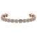 Certified 3.60 Ctw Diamond VS/SI1 Bracelet 14K Rose Gol