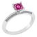 Certified .89 CTW Genuine Pink Touramline And Diamond 1
