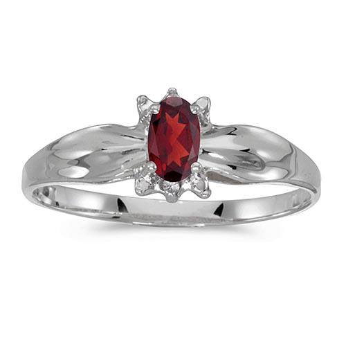 Certified 14k White Gold Oval Garnet And Diamond Ring: Certified 14k White Gold Oval Garnet And Diamond Ring **|**|** METAL PURITY: 14k ;METAL TYPE: White gold ;GEM TYPE: garnet ;MAIN STONE COLOR: Red ;MAIN STONE SHAPE Oval ;STONE CLARITY: ;STONE COLOR: ;
