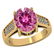 Center Stone 2.00 CTW Oval Center Stone Clarity:SI1-SI2