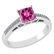 Certified .98 CTW Genuine Pink Touramline And Diamond 1
