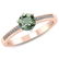 Certified 1.00 CTW Genuine Green Amethyst And Diamond 1