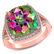 Center Stone 4.00 CTWCushion Center Stone Clarity:SI1-S