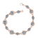 Certified 2.61 Ctw Diamond VS/SI1 Bracelet 14K Rose Gol