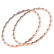 Certified 4.50 Ctw Diamond VS/SI1 Bangles 14K Rose Gold