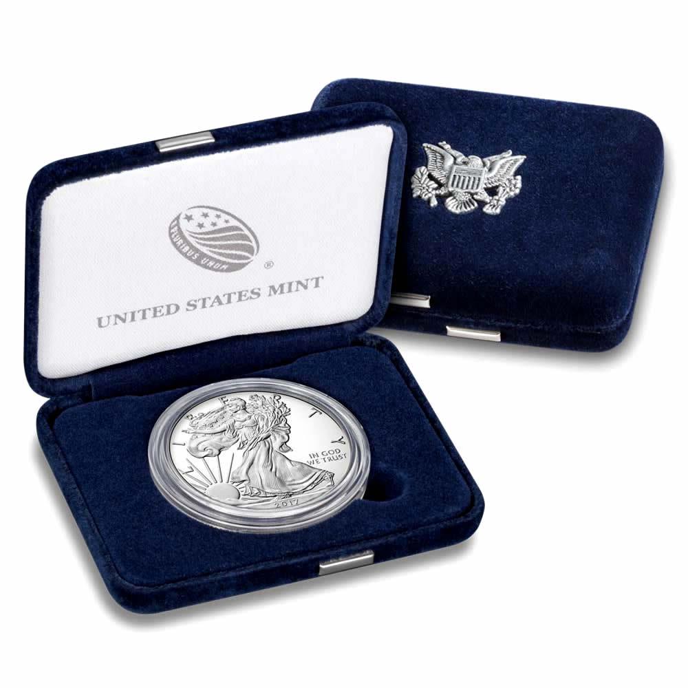 Proof Silver Eagle 2017-W: Proof Silver Eagle 2017-W **|**|** Proof Silver Eagle 2017-W #PAPPS49366