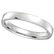 Platinum Wedding Ring Band Low Dome Comfort Fit (3mm)