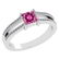 Certified .70 CTW Genuine Pink Tourmaline And Diamond (