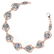Certified 3.80 Ctw Diamond VS/SI1 Bracelet 14K Rose Gol