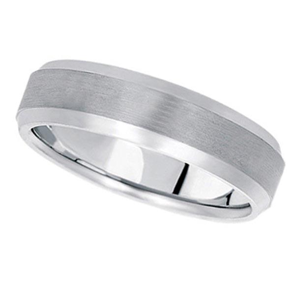 Comfort-Fit Carved Wedding Band in Platinum for Men (6: Comfort-Fit Carved Wedding Band in Platinum for Men (6mm) **|**|** CENTER STONE; CENTER STONE CLARITY; CENTER STONE COLOR; CENTER STONE SETTING; SIDE STONE CLARITY; SIDE STONE COLOR; SIDE STONE SETTIN