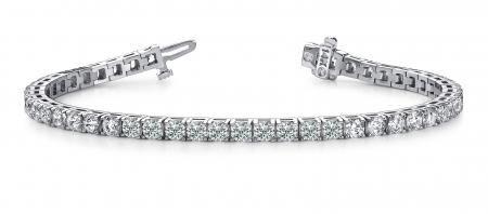 14K WHITE GOLD 2 CTW G-H SI2/SI3 DIAMOND DREAMS TENNIS: 14K WHITE GOLD 2 CTW G-H SI2/SI3 DIAMOND DREAMS TENNIS BRACELET -- 14K WHITE GOLD 2 CTW G-H SI2/SI3 DIAMOND DREAMS TENNIS BRACELET #PAPPS19988
