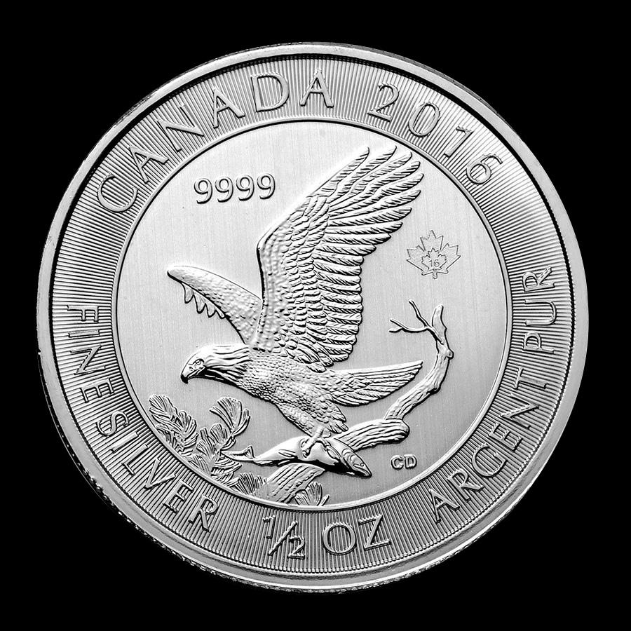 2016 Canada 1/2 oz Silver Bald Eagle Uncirculated: 2016 Canada 1/2 oz Silver Bald Eagle Uncirculated -- 2016 Canada 1/2 oz Silver Bald Eagle Uncirculated #PAPPS88625