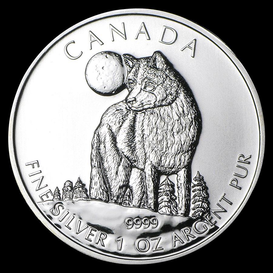 2011 Canada 1 oz Silver Wildlife Series Wolf: 2011 Canada 1 oz Silver Wildlife Series Wolf -- 2011 Canada 1 oz Silver Wildlife Series Wolf #PAPPS87012