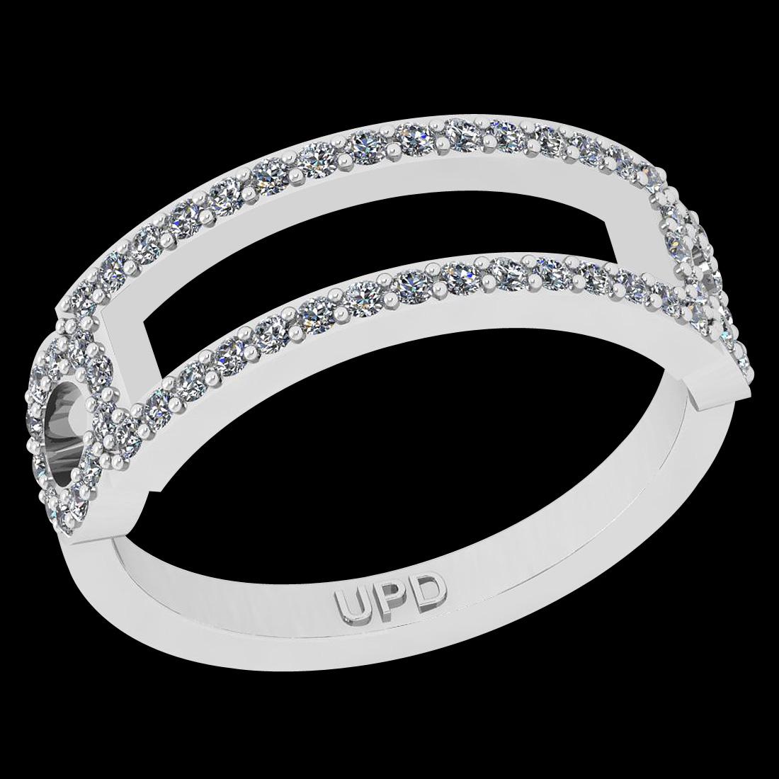 0.41 Ctw i2/i3 Diamond 14K White Gold Ring: 0.41 Ctw i2/i3 Diamond 14K White Gold Ring -- Center Diamond Weight : 0.41 Ctw (Round Cut) Center Diamond Color :- J-K Center Clarity : i2/i3 Stone Setting : Prong Metal Weight : Approx 3.00 Gram 14K 