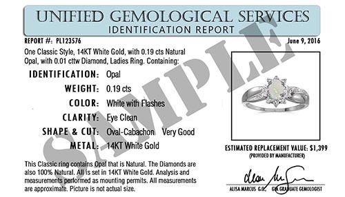 Certified 1.00 CTW Genuine Aquamarine And Diamond 14K Y: Certified 1.00 CTW Genuine Aquamarine And Diamond 14K Yellow Gold Ring -- Center Stone 0.84 CTW Round Center Stone Clarity:SI1-SI2 Center Stone Color : Genuine Aquamarine Stone Setting ;Prong Side Sto