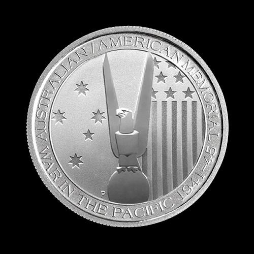 2013 Australian 1/2 oz Silver American Memorial War In: 2013 Australian 1/2 oz Silver American Memorial War In Pacific -- 2013 Australian 1/2 oz Silver American Memorial War In Pacific #PAPPS87016