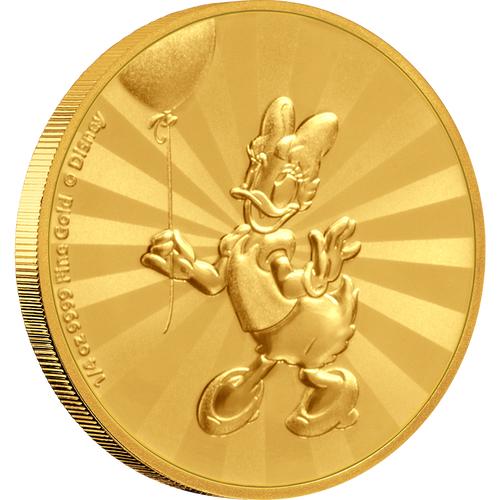Mickey Mouse & Friends Retro Carnival - Daisy Duck 1/4o: Mickey Mouse & Friends Retro Carnival - Daisy Duck 1/4oz Gold Coin -- Mickey Mouse & Friends Retro Carnival - Daisy Duck 1/4oz Gold Coin #PAPPS67214