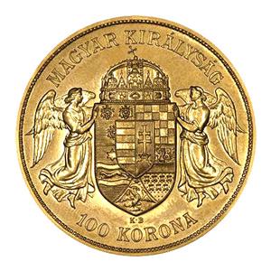 Hungary Gold 100 Korona: Hungary Gold 100 Korona -- Hungary Gold 100 Korona #PAPPS73406v7