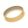 0.82 Ctw VS/SI1 Diamond 14K Yellow Gold Eternity Band R