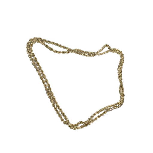 14k Yellow Gold Solid Gold Rope Chain Weight Approx 2