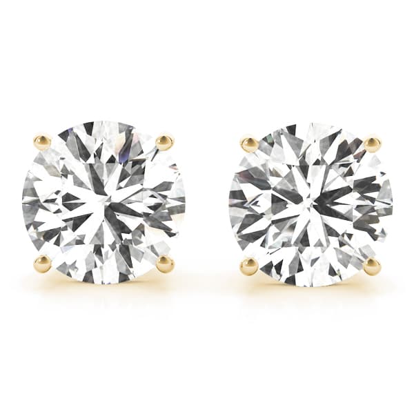 Certified 0.88 CTW Round Diamond Stud Earrings D/I2: Certified 0.88 CTW Round Diamond Stud Earrings D/I2 -- Certified 0.88 CTW Round Diamond Stud Earrings D/I2 #PAPPS83828v3