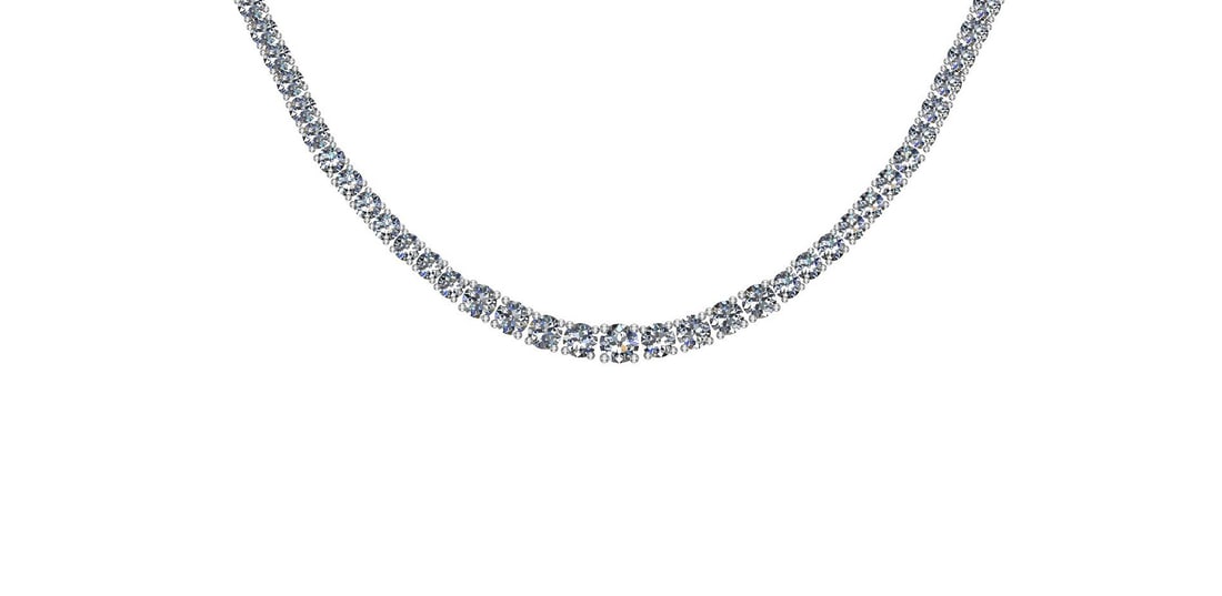 Certified 5.63 Ctw SI2/I1 Diamond 14K White Gold Neckla: Certified 5.63 Ctw SI2/I1 Diamond 14K White Gold Necklace -- Center Diamonds Approx Weight: 5.63 Ctw (Round Cut) Center Diamond Color: J-K Center Clarity: SI2/I1 Stone Setting: Prong Metal Approx Weig