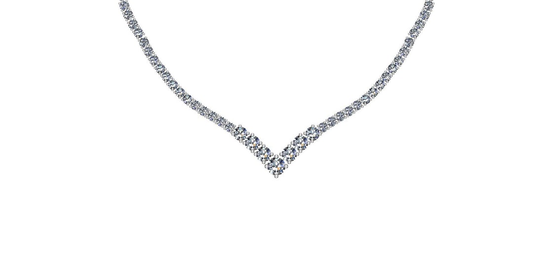 Certified 6.97 Ctw SI2/I1 Diamond 14K White Gold Neckla: Certified 6.97 Ctw SI2/I1 Diamond 14K White Gold Necklace -- Center Diamonds Approx Weight: 6.97 Ctw (Round Cut) Center Diamond Color: J-K Center Clarity: SI2/I1 Stone Setting: Prong Metal Approx Weig