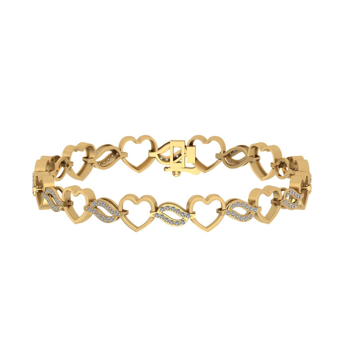 0.75 Ctw SI2/I1 Diamond Style Prong Set 18K Yellow Gold: 0.75 Ctw SI2/I1 Diamond Style Prong Set 18K Yellow Gold Tennis Bracelet -- Diamond Stone Weight ; 0.75 Ctw ( Round Cut) Diamond Stone Color : White J-KDiamond Stone Clarity : SI2/I1 Center Stone Setti