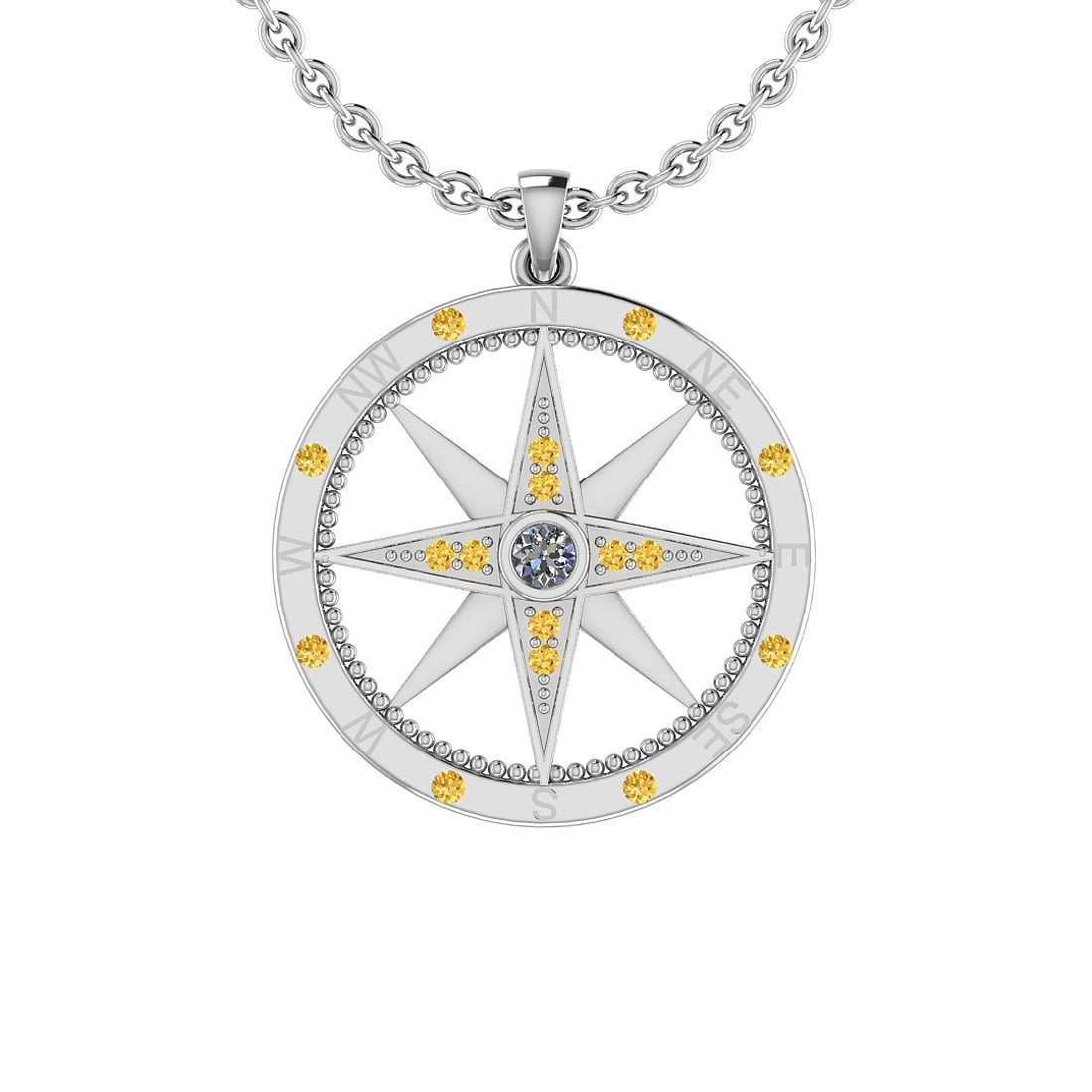 0.20 Ctw i2/i3 Treated Fancy Yellow And White Dimaond 14K White Gold Pendant: 0.20 Ctw i2/i3 Treated Fancy Yellow And White Dimaond 14K White Gold Pendant -- Center Diamond Weight : 0.05 Ctw ( Round cut) Center Diamond Color : J-K Center Clarity : i2/i3 Center Stone Setting : P