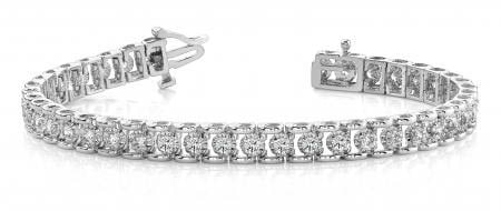 14KT WHITE GOLD .50 CTW G-H VS2/SI1 CLASSIC PRONG ILLUSION SET DIAMOND TENNIS BRACELET: 14KT WHITE GOLD .50 CTW G-H VS2/SI1 CLASSIC PRONG ILLUSION SET DIAMOND TENNIS BRACELET -- 14KT WHITE GOLD .50 CTW G-H VS2/SI1 CLASSIC PRONG ILLUSION SET DIAMOND TENNIS BRACELET #PAPPS20137v5